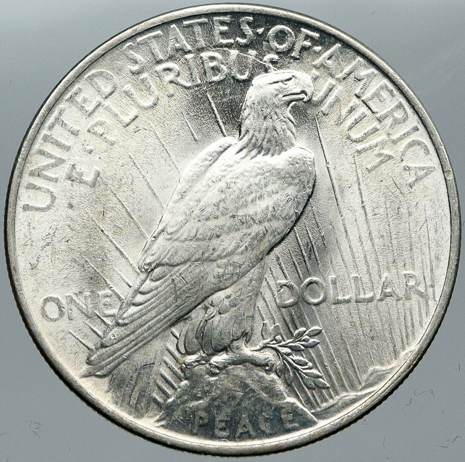 1922 USA United States LIBERTY EAGLE Vintage Silver OLD PEACE DOLLAR Coin i88593