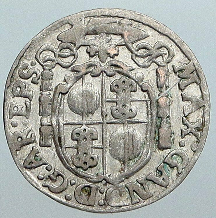 1684 AUSTRIA Salzburg BISHOPRIC Max Gandolf Kuenburg Silver Kreuzer Coin i89038