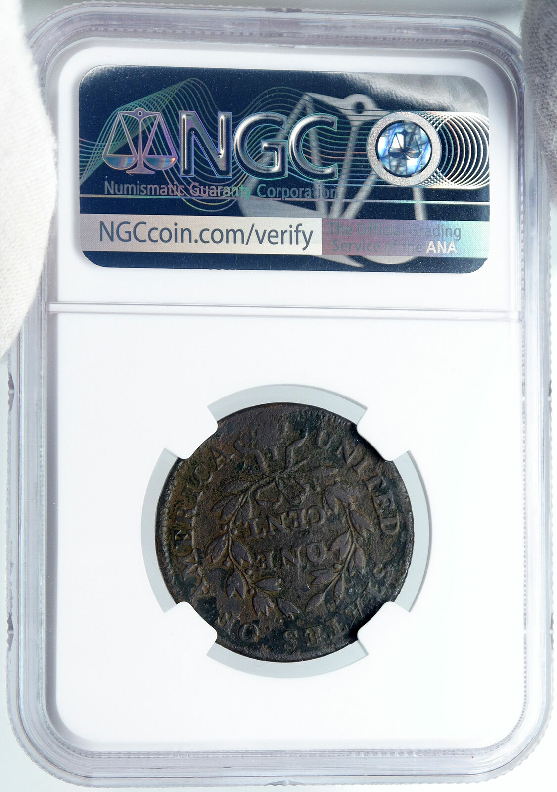 1800 UNITED STATES of AMERICA USA Antique LIBERTY Draped Bust Cent NGC i89162