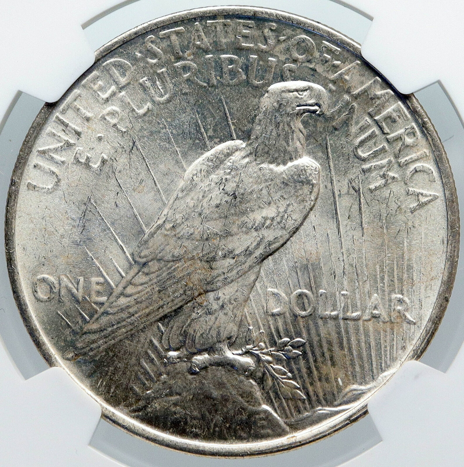 1922 USA United States LIBERTY EAGLE Vintage Silver PEACE DOLLAR Coin NGC i89173