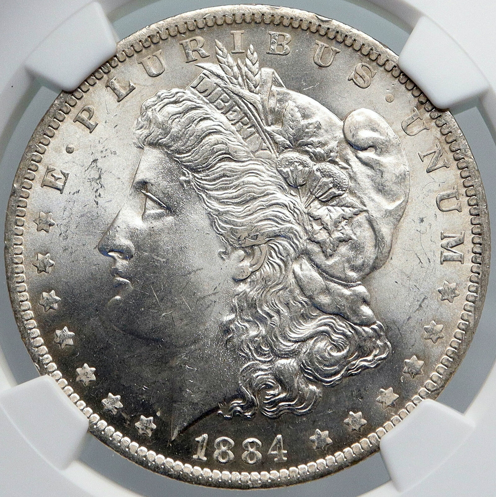 1884 O UNITED STATES of America SILVER Morgan US Dollar Coin EAGLE NGC i89179