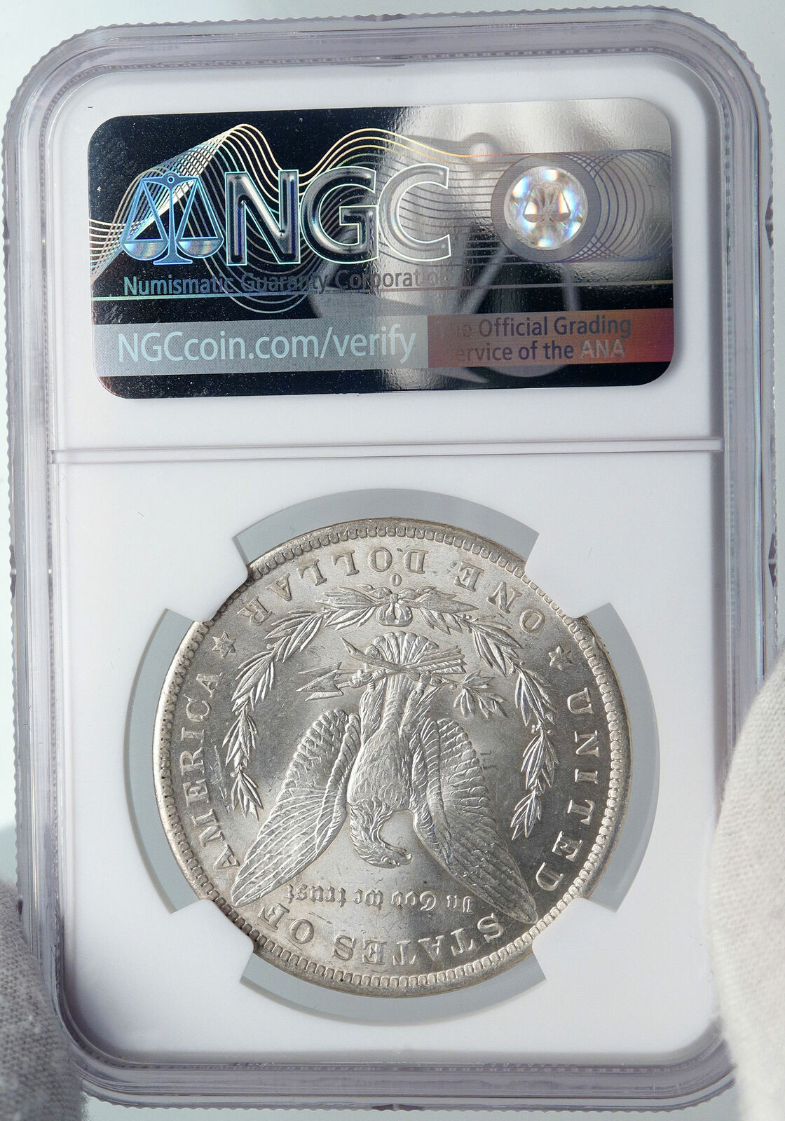 1884 O UNITED STATES of America SILVER Morgan US Dollar Coin EAGLE NGC i89179