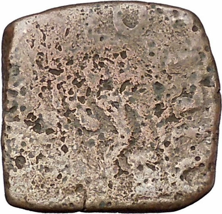 AZILISES 85BC INDO SKYTHIAN King Horse Hercules Ancient Greek Coin India i47069