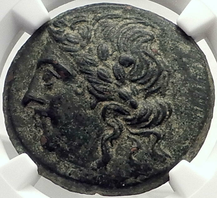 PRUSIAS I Cholos Bithynia Kingdom 228BC Authentic Ancient Greek Coin NGC i70147