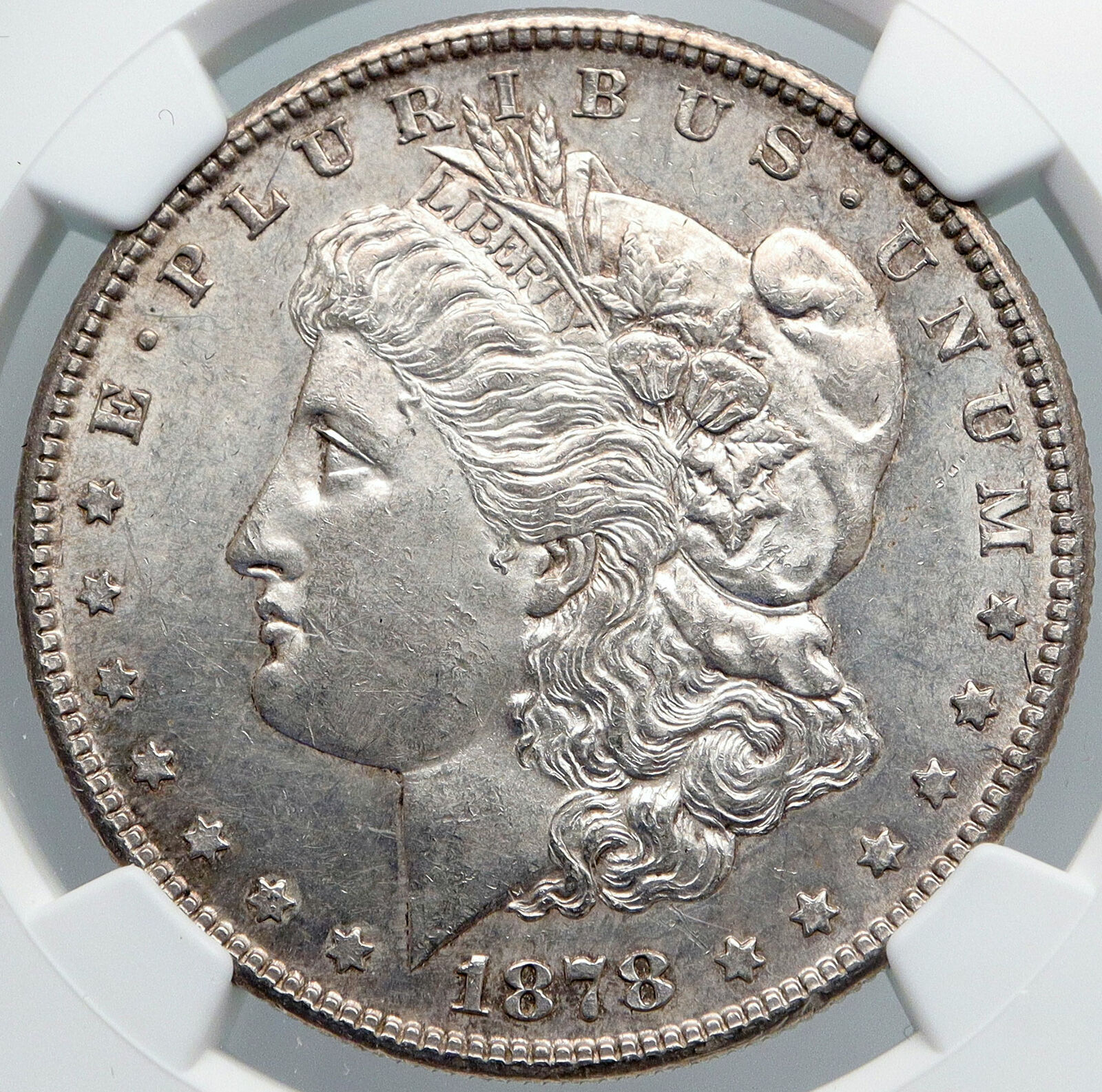 1878 S UNITED STATES of America SILVER Morgan US Dollar Coin EAGLE NGC i89171