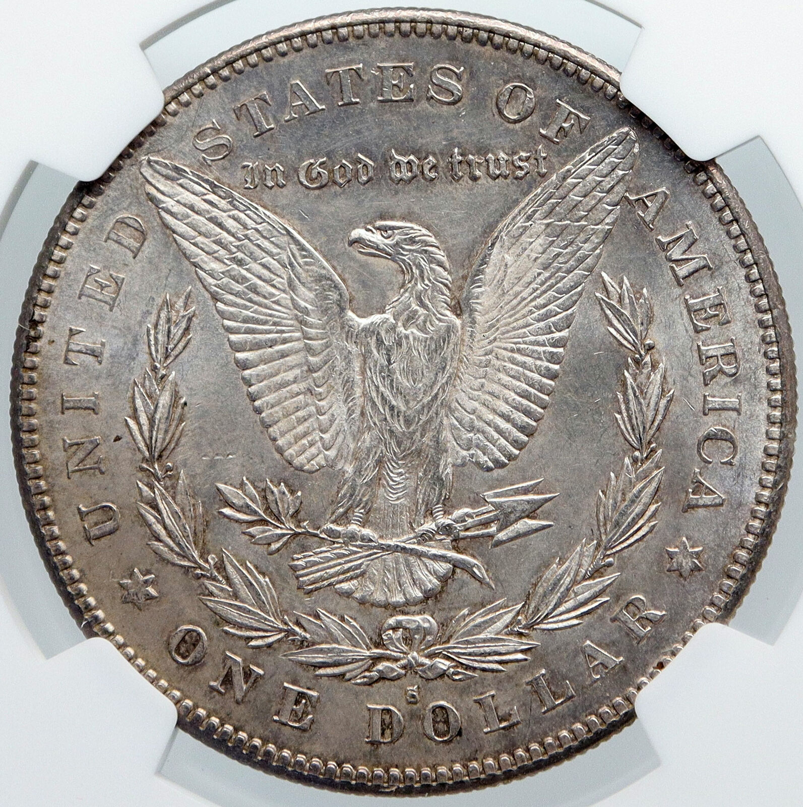 1878 S UNITED STATES of America SILVER Morgan US Dollar Coin EAGLE NGC i89171