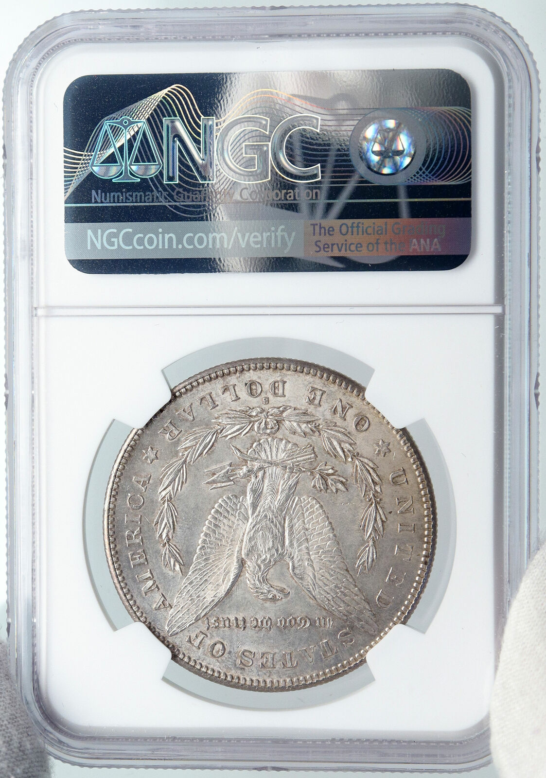 1878 S UNITED STATES of America SILVER Morgan US Dollar Coin EAGLE NGC i89171