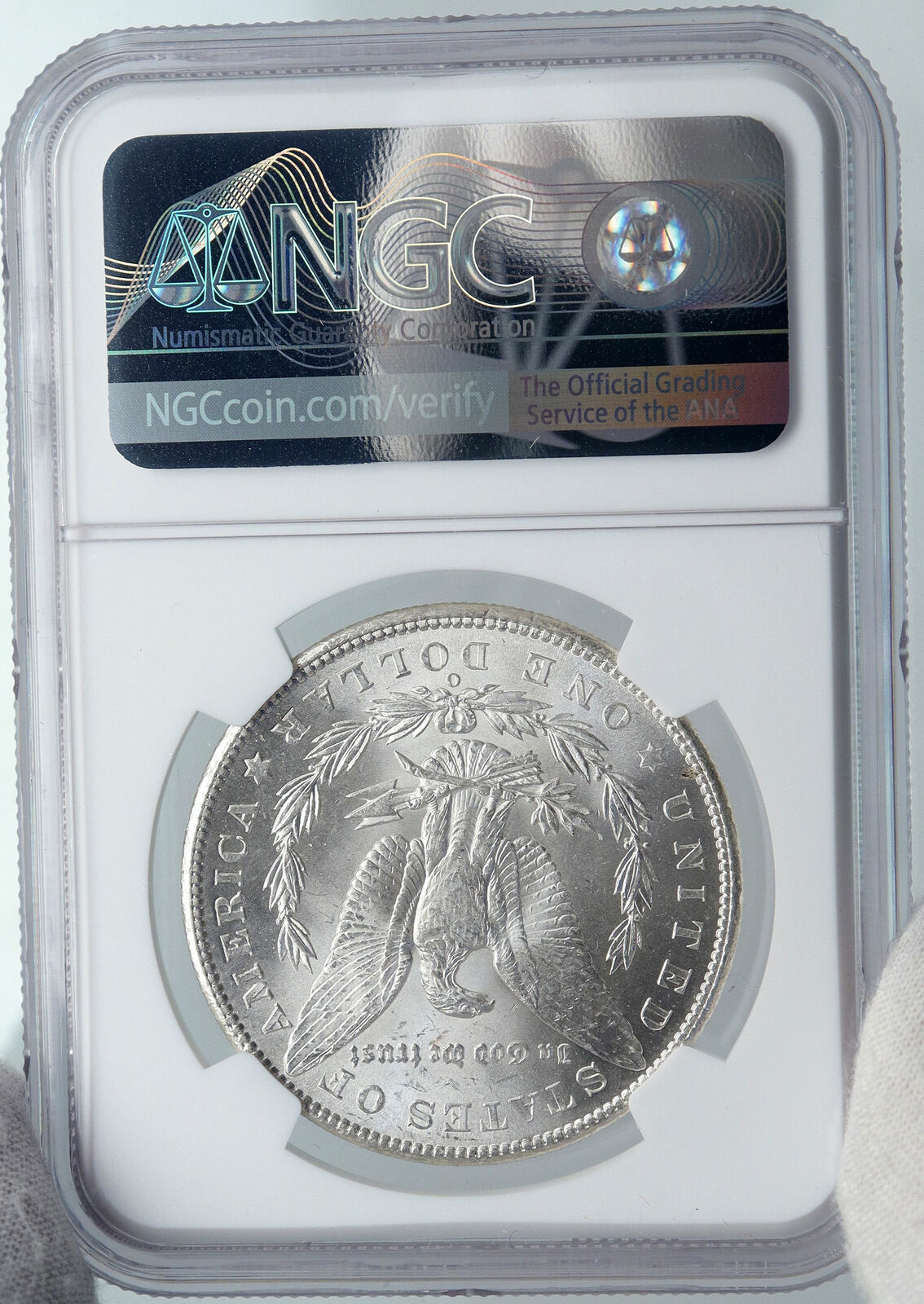 1902 O UNITED STATES of America SILVER Morgan US Dollar Coin EAGLE NGC i89166