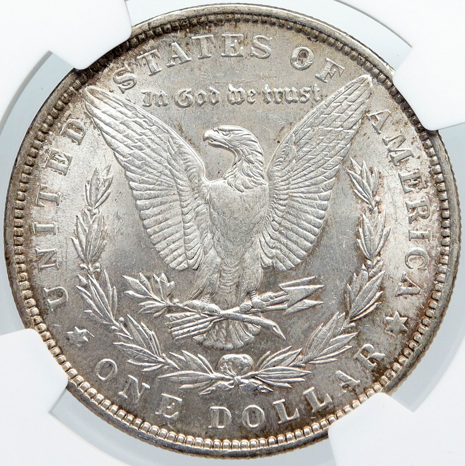 1889 P UNITED STATES of America SILVER Morgan US Dollar Coin EAGLE NGC i89172