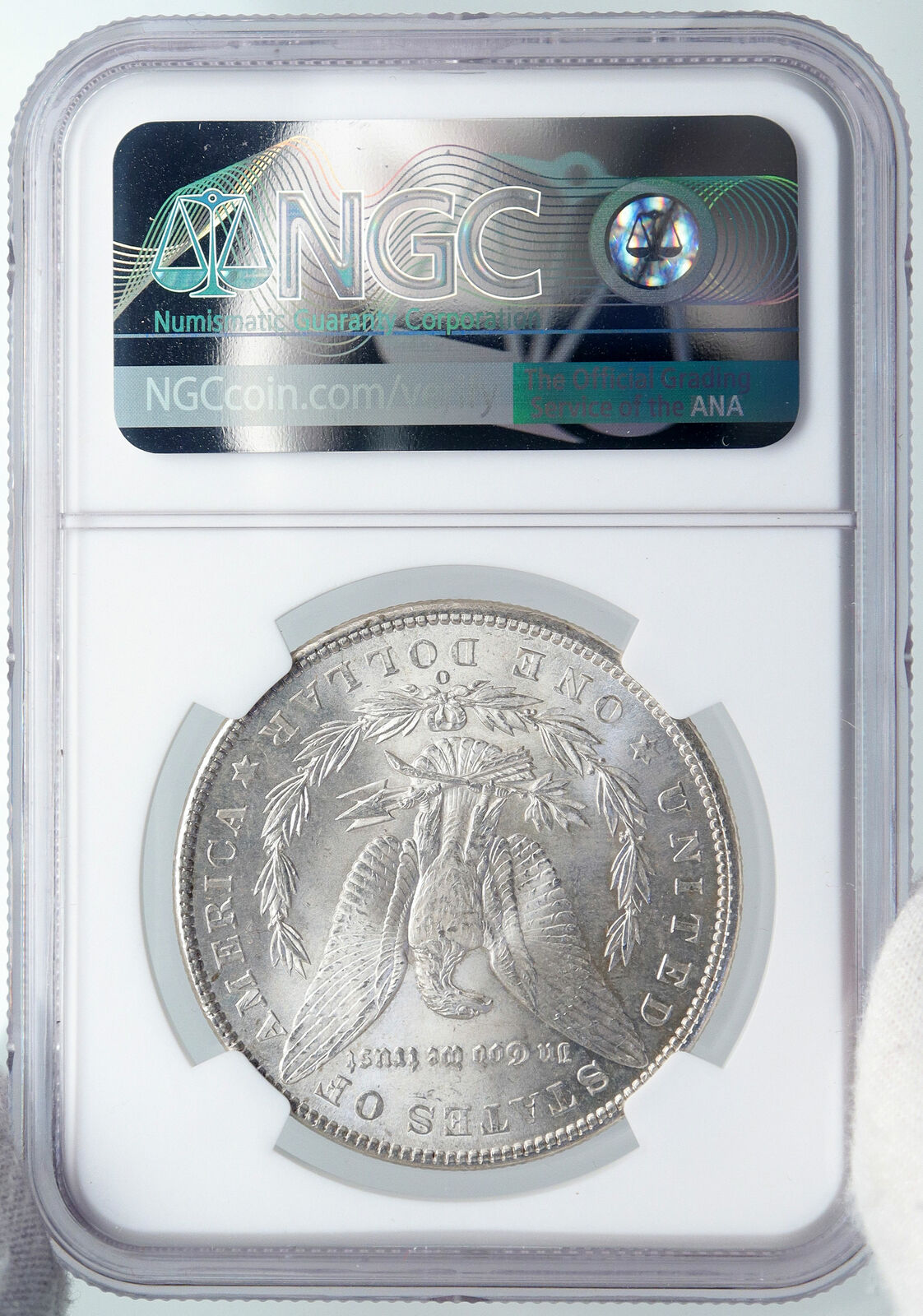 1902 O UNITED STATES of America SILVER Morgan US Dollar Coin EAGLE NGC i89184