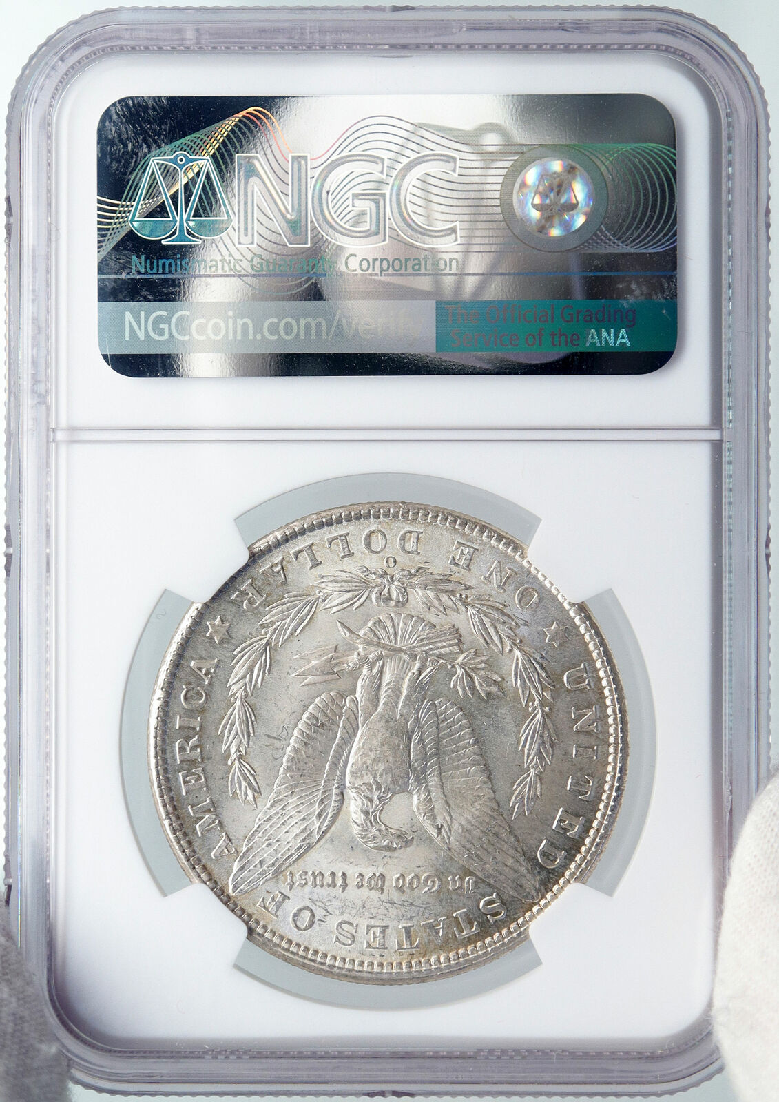 1902 O UNITED STATES of America SILVER Morgan US Dollar Coin EAGLE NGC i89189