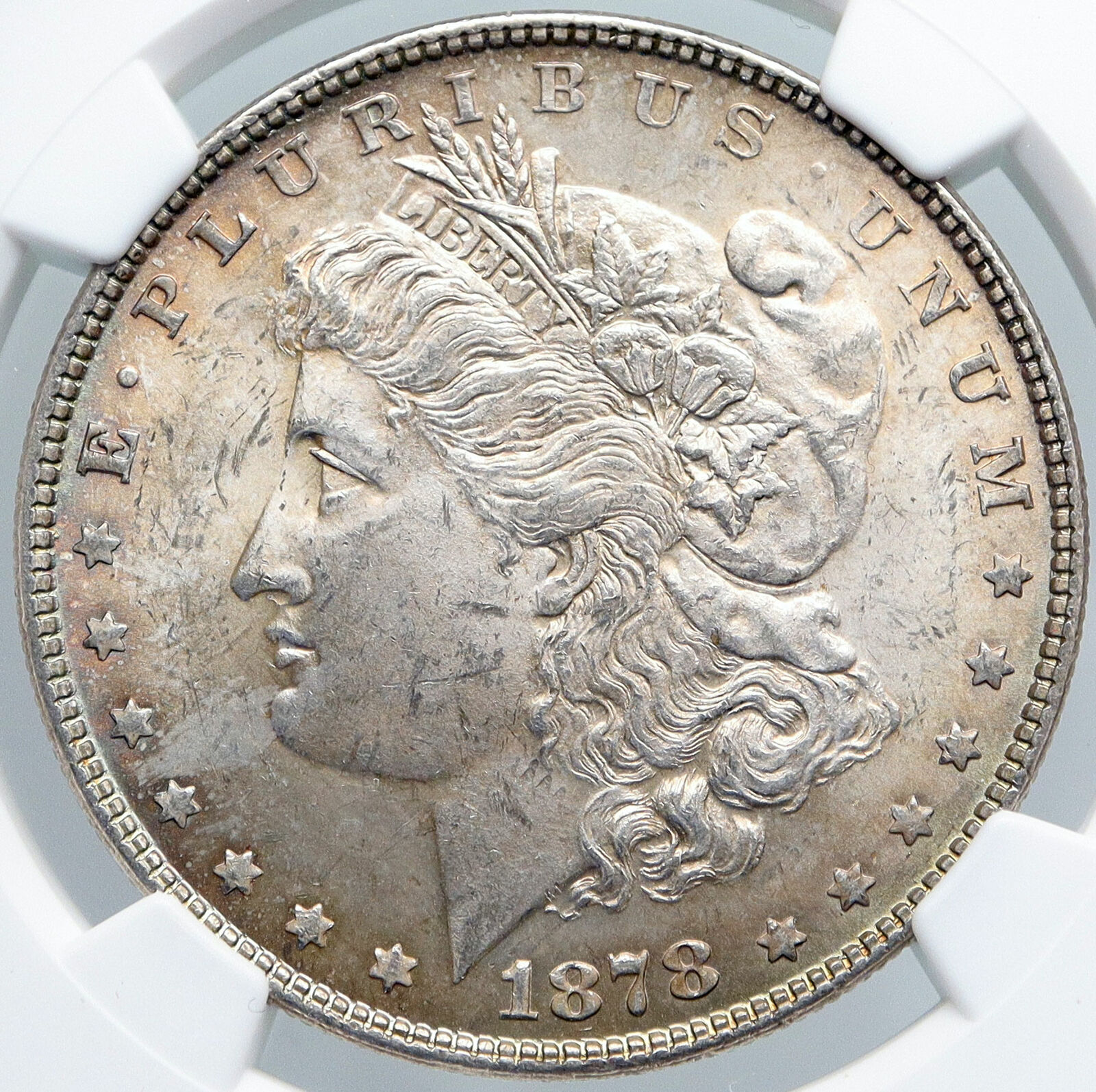 1878 UNITED STATES of America SILVER Morgan US Dollar Coin EAGLE Rare NGC i89180