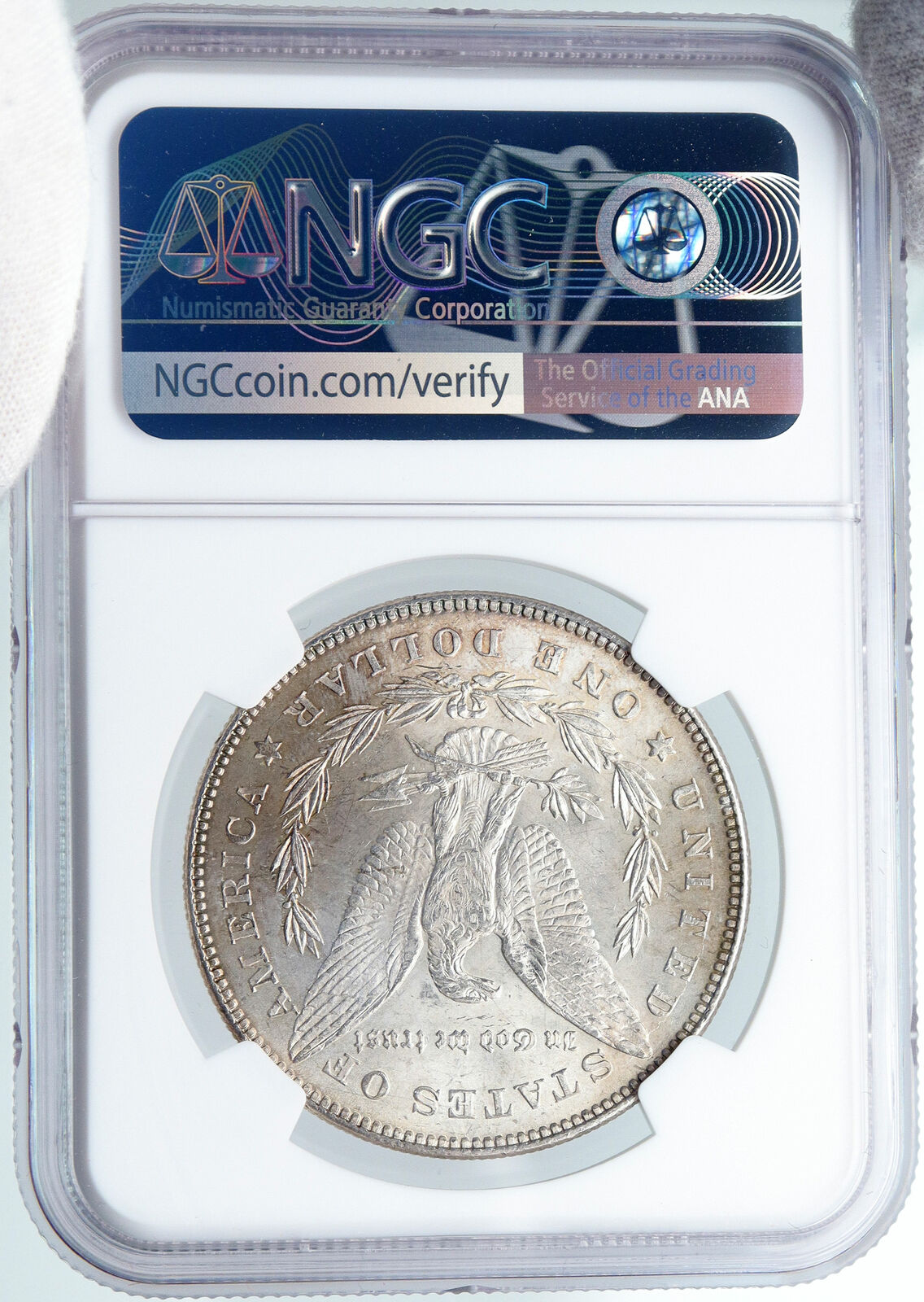 1878 UNITED STATES of America SILVER Morgan US Dollar Coin EAGLE Rare NGC i89180