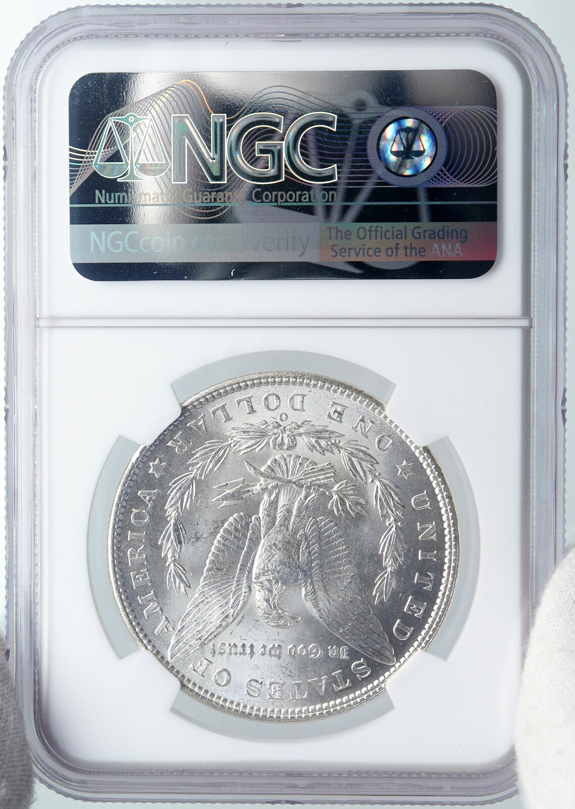 1902 O UNITED STATES of America SILVER Morgan US Dollar Coin EAGLE NGC i89183