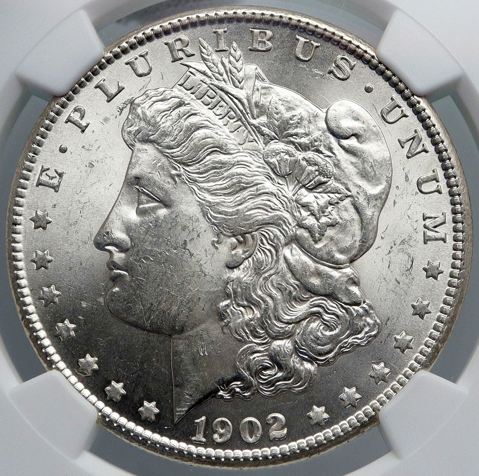 1902 O UNITED STATES of America SILVER Morgan US Dollar Coin EAGLE NGC i89185