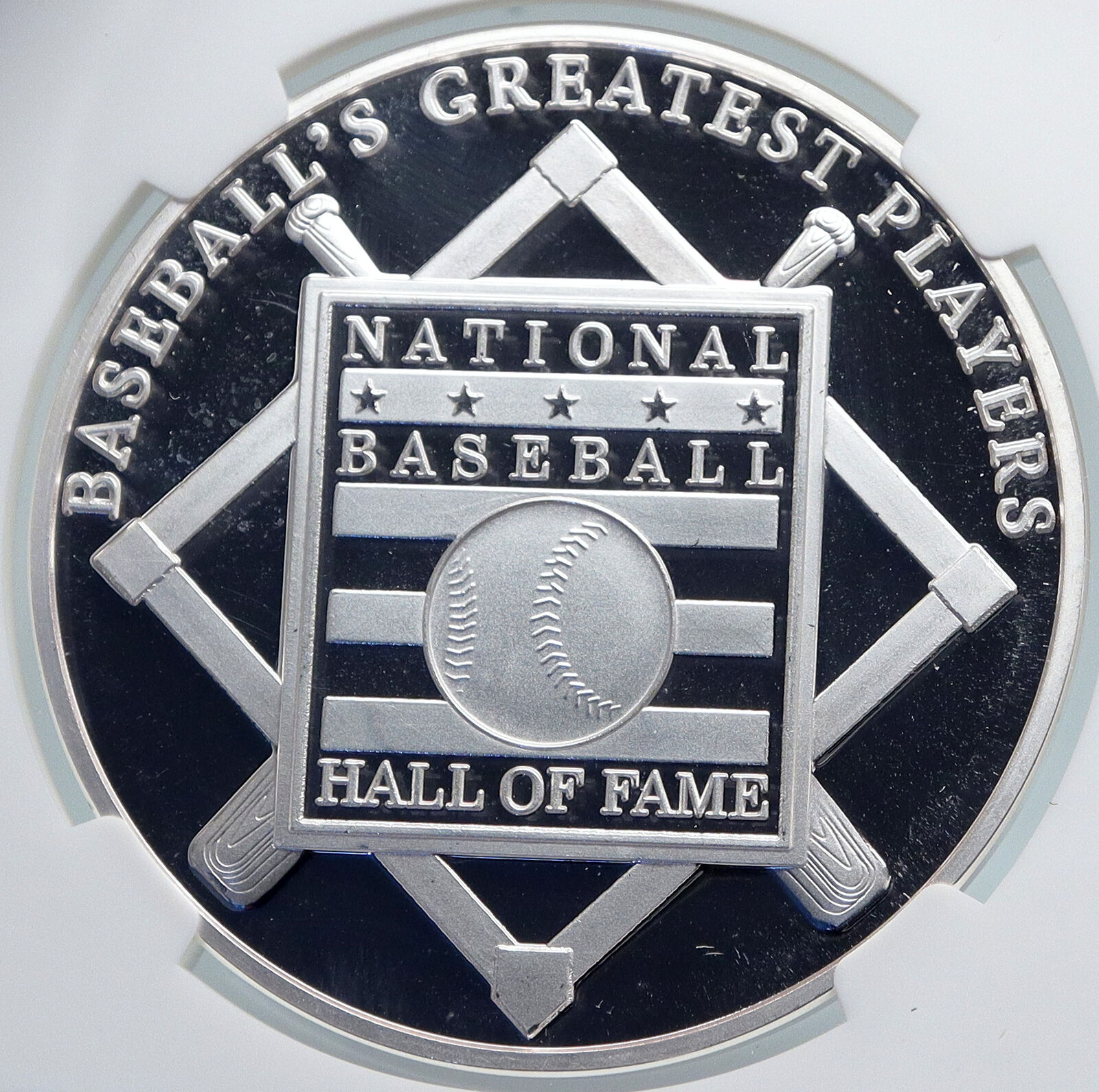 USA Babe Ruth BASEBALL Sports HALL OF FAME Memorabilia Token Medal NGC i89347