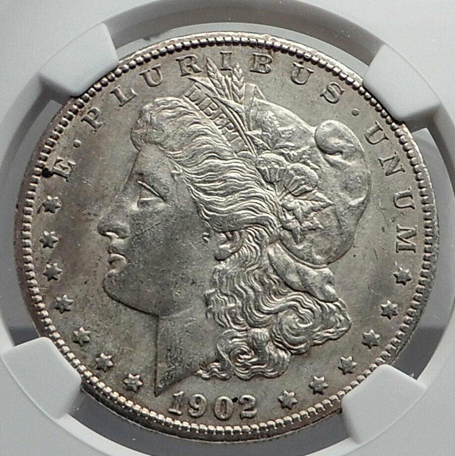 1902 O UNITED STATES of America SILVER Morgan US Dollar Coin EAGLE NGC i80038