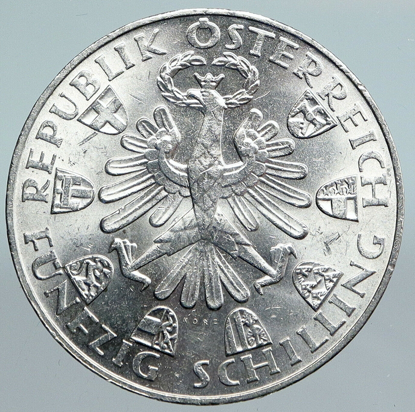 1959 AUSTRIA Tiroler Freiheit Liberation VINTAGE Silver 50 Shilling Coin i90033