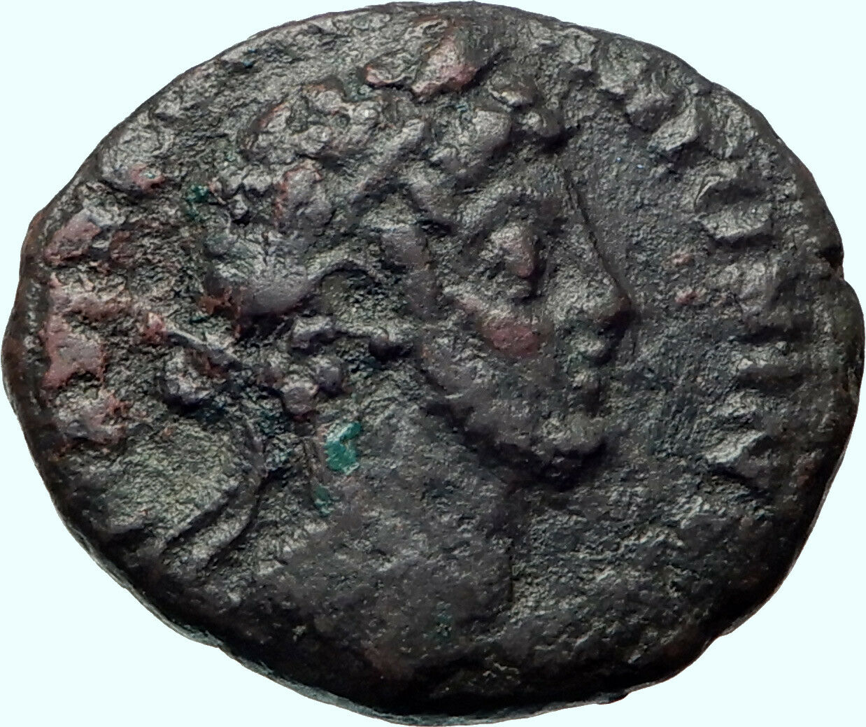 COMMODUS the GLADIATOR EMPEROR 181AD Roman Alexandria Egypt Coin ATHENA i42046