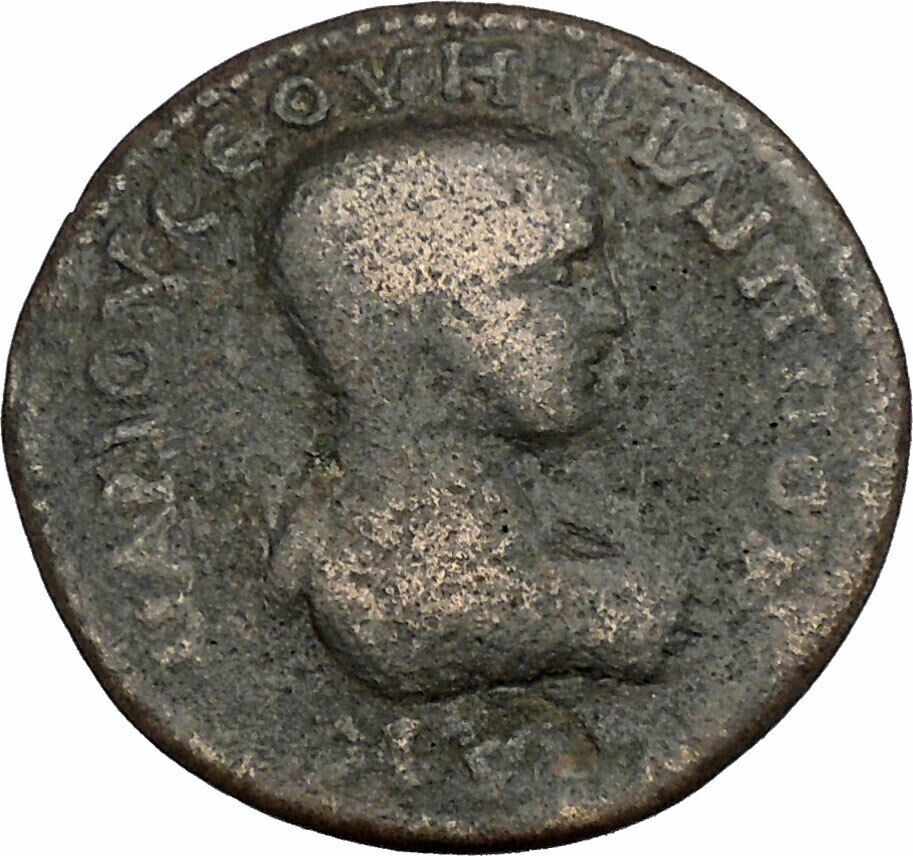 PHILIP II Possibly UNIQUE Ancient Roman Coin of Aspendus Serapis Cerberus i42041