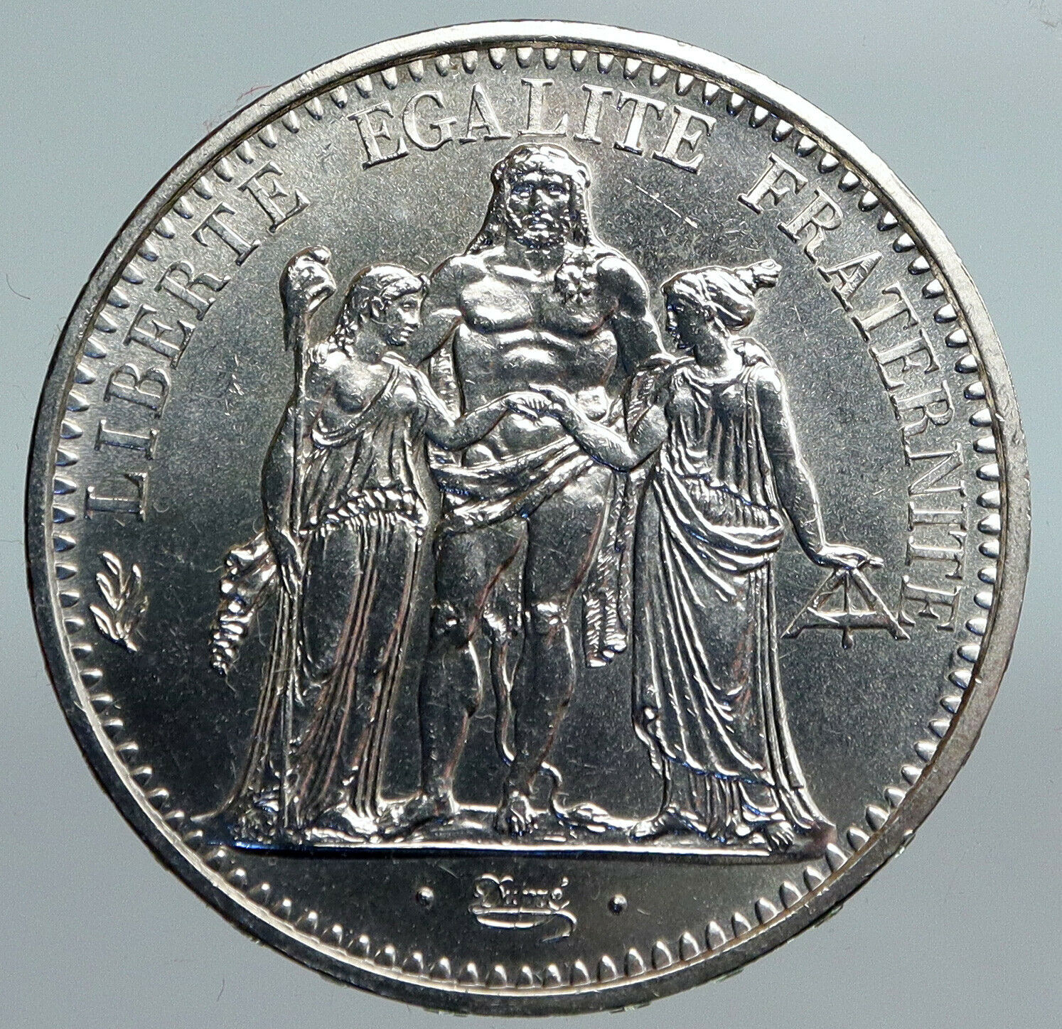 1965 FRANCE HERCULES Motto VINTAGE OLD Proof Silver 10 FRANCS French Coin i90184