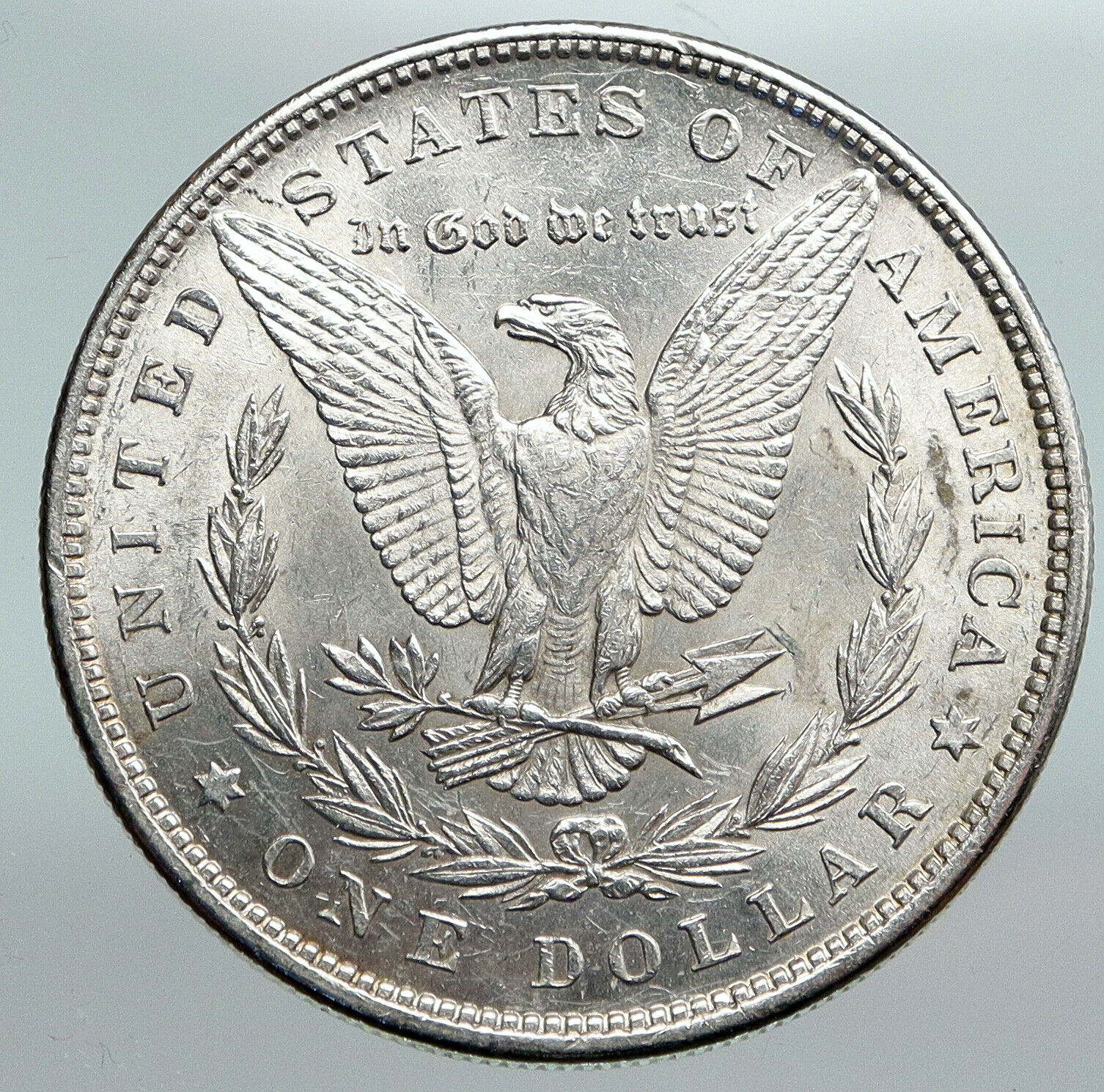 1879P UNITED STATES of America Morgan EAGLE Vintage SILVER US Dollar Coin i90366