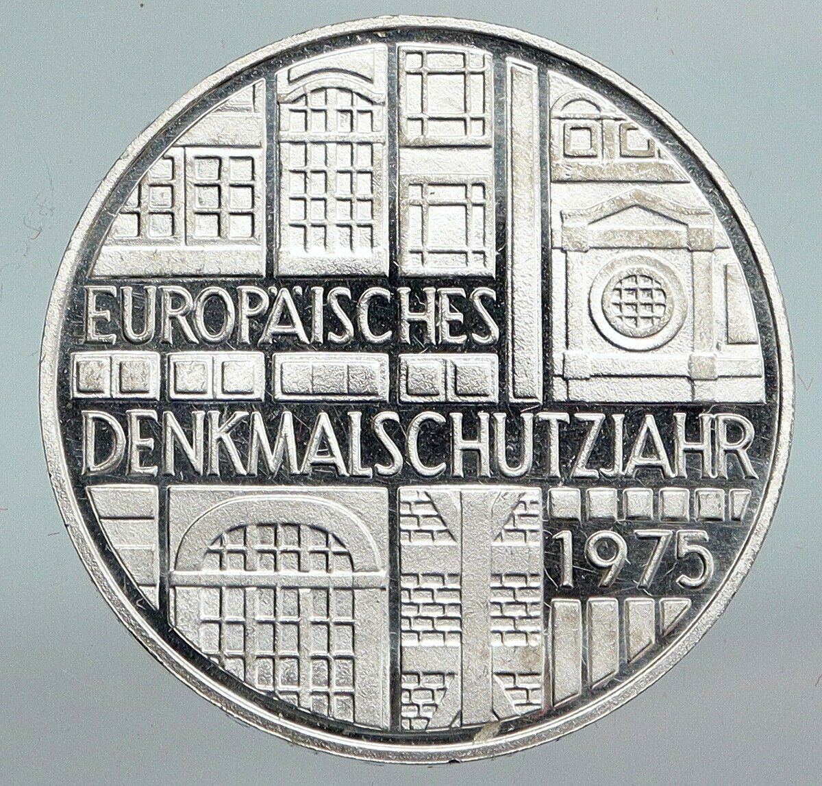 1975F Germany European Historic Monuments Proof Silver 5 Mark German Coin i90369