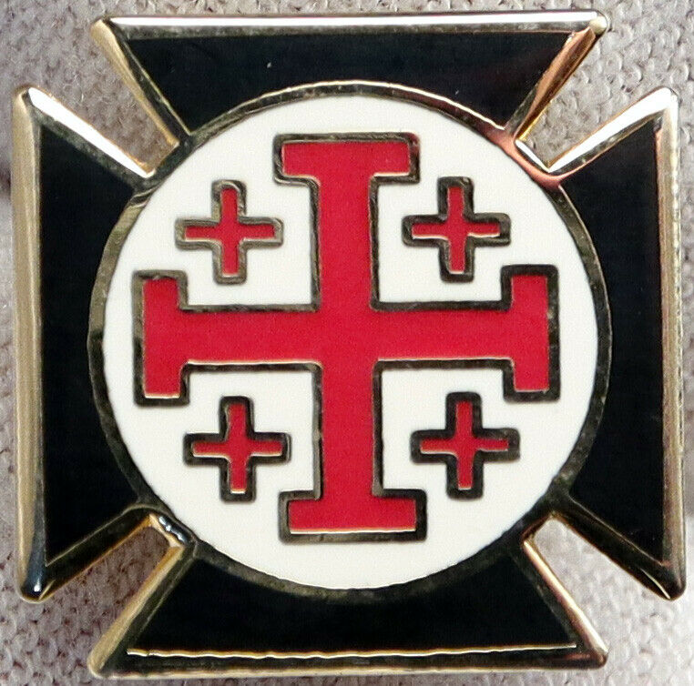 USA FREEMASON Knight Crusader of The Cross Scottish Rite OLD TEMPLAR Pin i90382