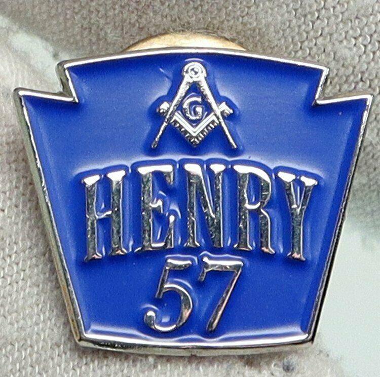 USA FREEMASON Fairfax VIRGINIA HENRY LODGE No 57 SYMBOL Scottish Rite Pin i90415