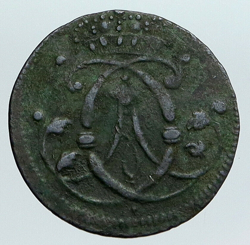 1747 GERMAN STATES Archbishopric COLOGNE Clemens August 1/4 Stuber Coin i90456