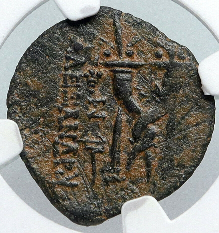 ALEXANDER II ZABINAS Seleukid Authentic Ancient Greek Coin CORNUCOPIA NGC i90426