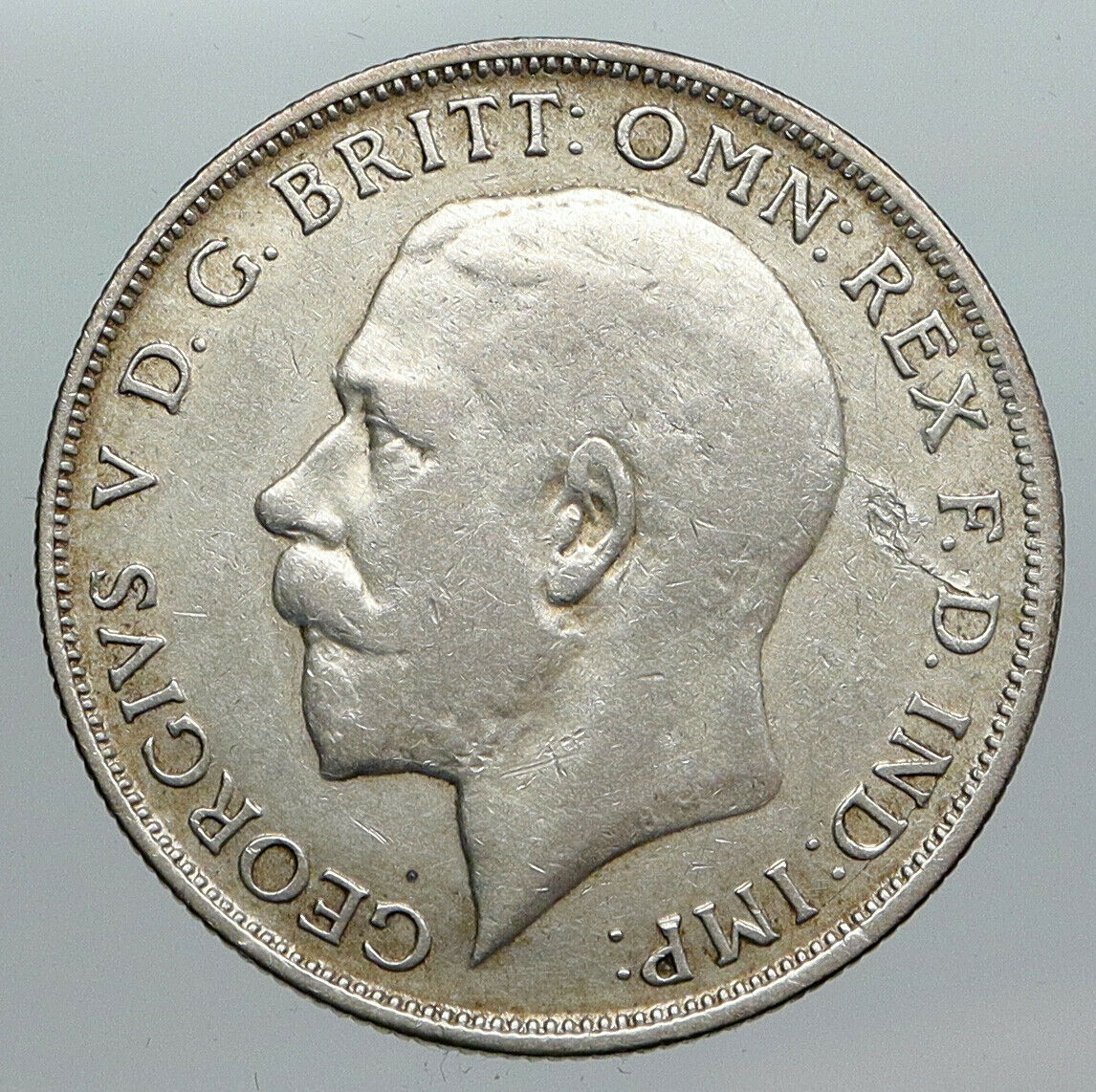 1921 Great Britain UK King George V United Kingdom Big SILVER FLORIN Coin i90574