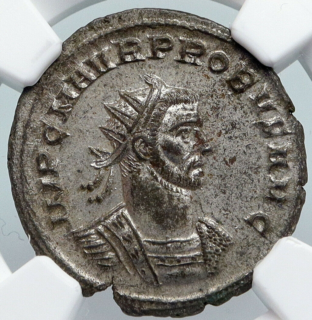 PROBUS Authentic Ancient 276AD Serdica Original Roman Coin VICTORY NGC i90000