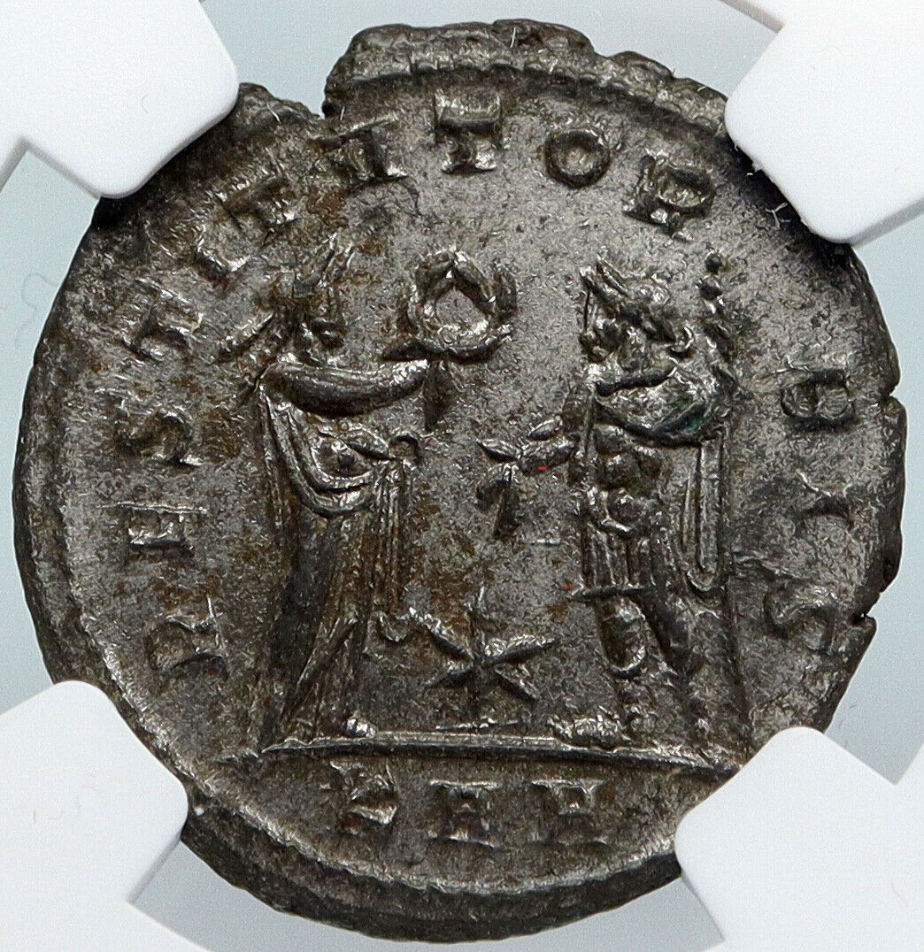 PROBUS Authentic Ancient 276AD Serdica Original Roman Coin VICTORY NGC i90000