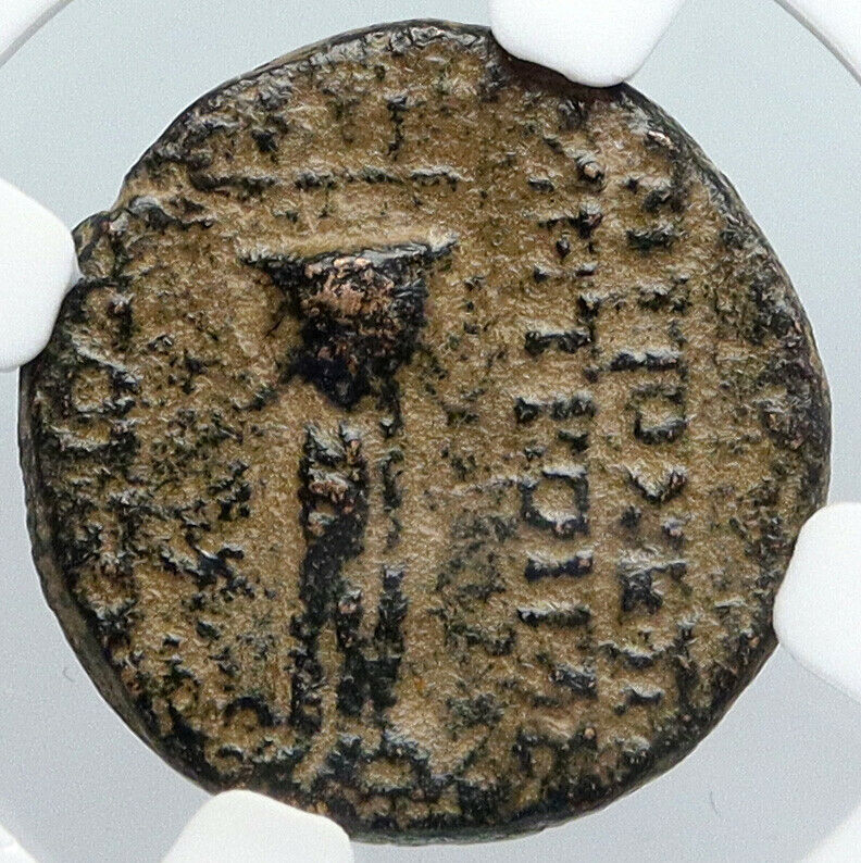 ANTIOCH in SELEUKIS and PIERIA Zeus Tripod Ancient Greek Coin RARE NGC i90592