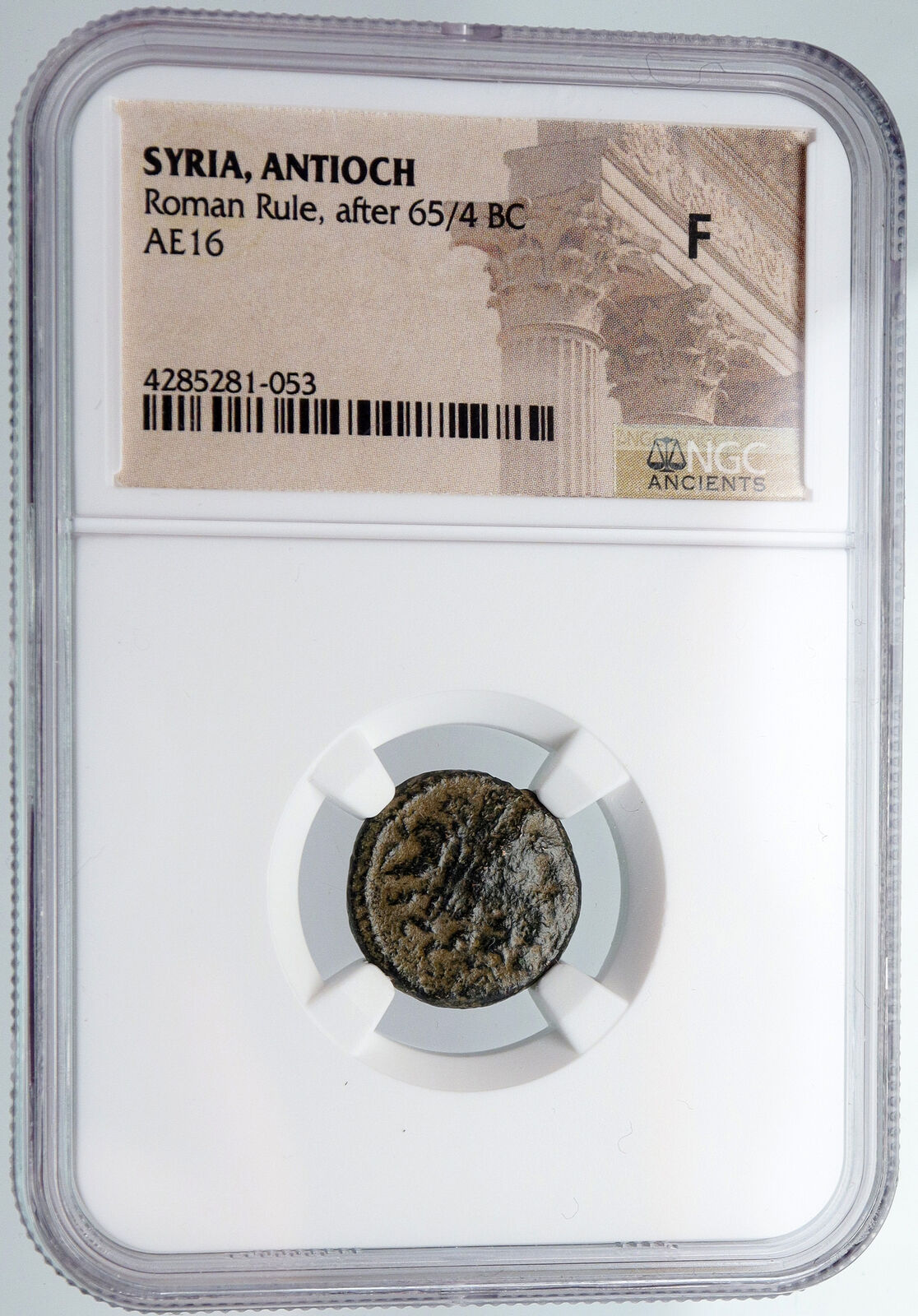 ANTIOCH in SELEUKIS and PIERIA Zeus Tripod Ancient Greek Coin RARE NGC i90592