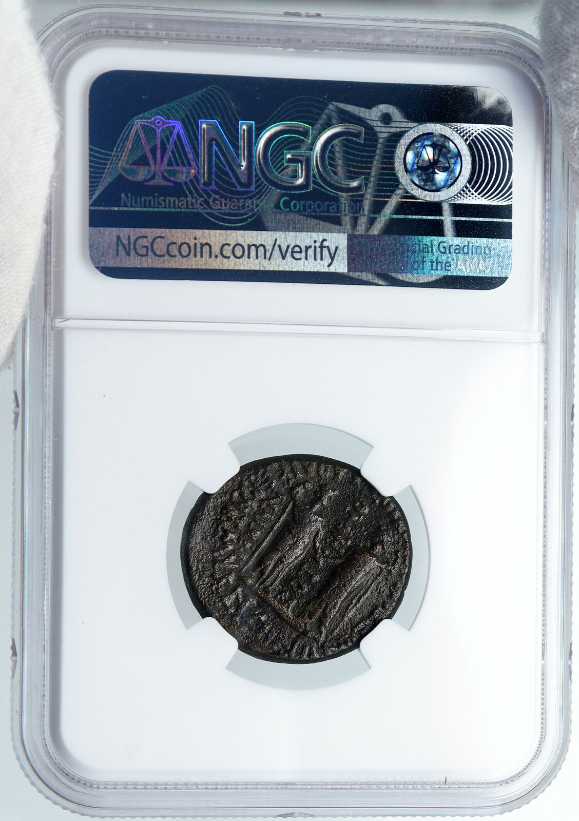 NERO Authentic Ancient Genuine Original 54AD OLD Roman Coin Homonoia NGC i88900