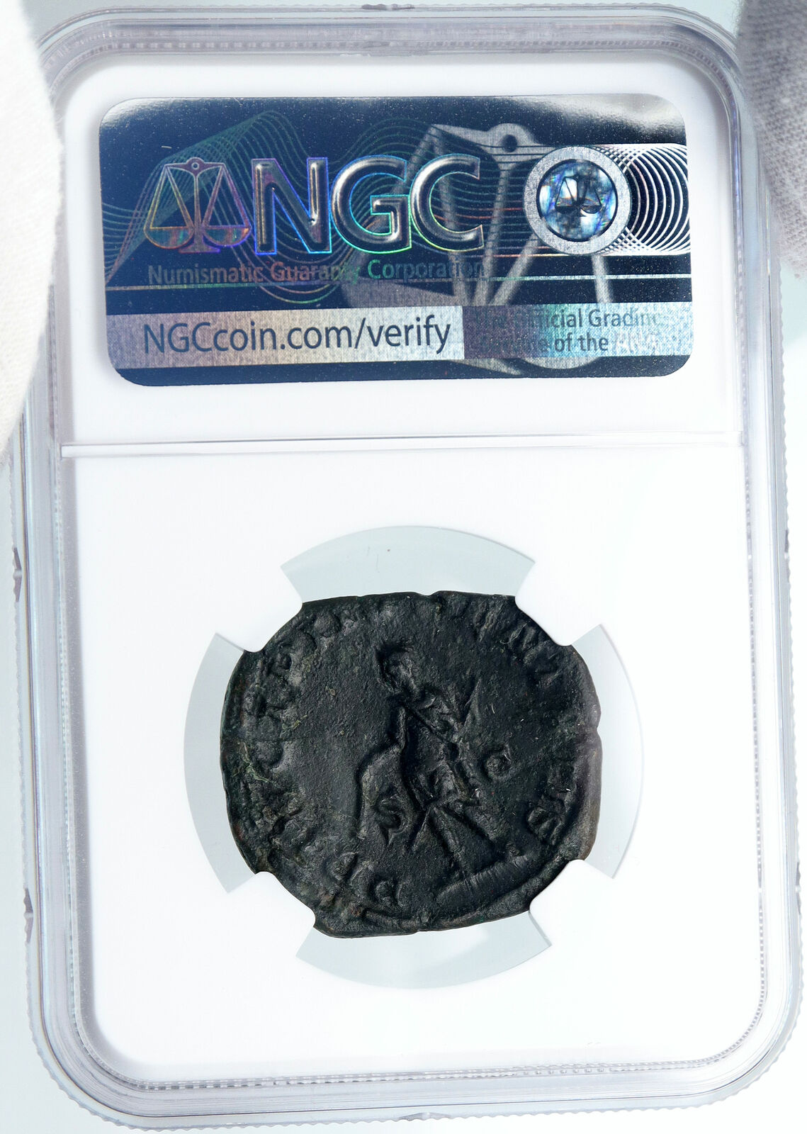 HERENNIUS ETRUSCUS Authentic Ancient 251AD Roman Coin CAESAR ISSUE NGC i88943