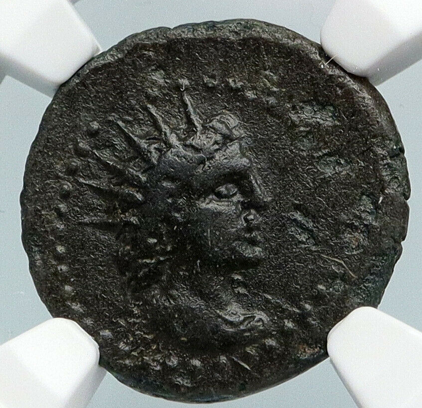 RHODES Greek Island Off Caria Genuine Ancient 1 AD Greek Coin HELIOS NGC i89858