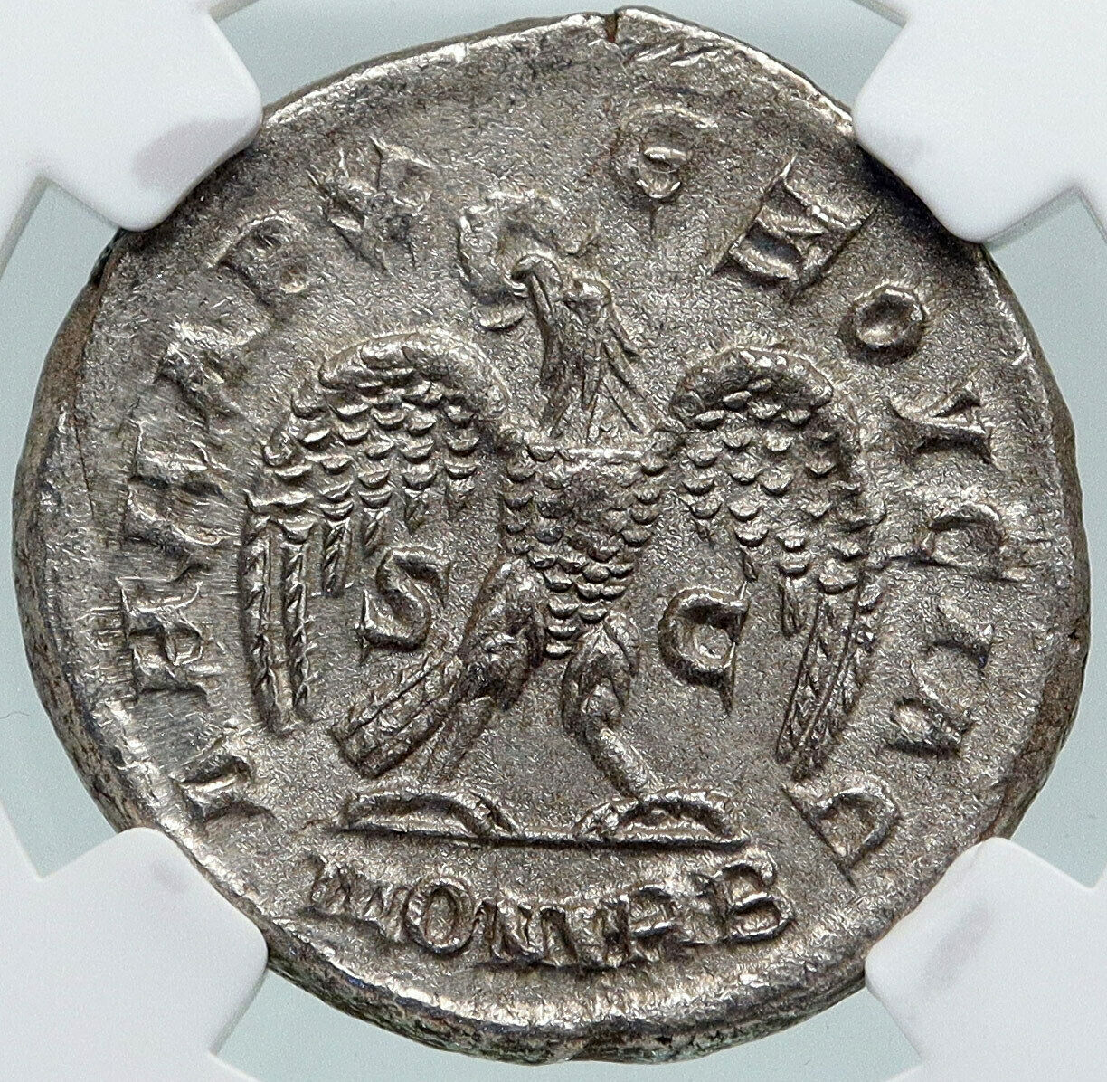 PHILIP I ARAB Antioch Ancient VINTAGE Roman TETRADRACHM Coin EAGLE NGC i87746