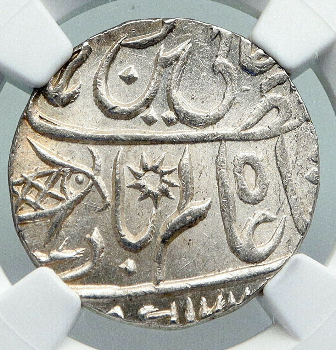 1812 1229AH INDIA Princely States BENGAL Presidency Silver Rupee NGC Coin i91325