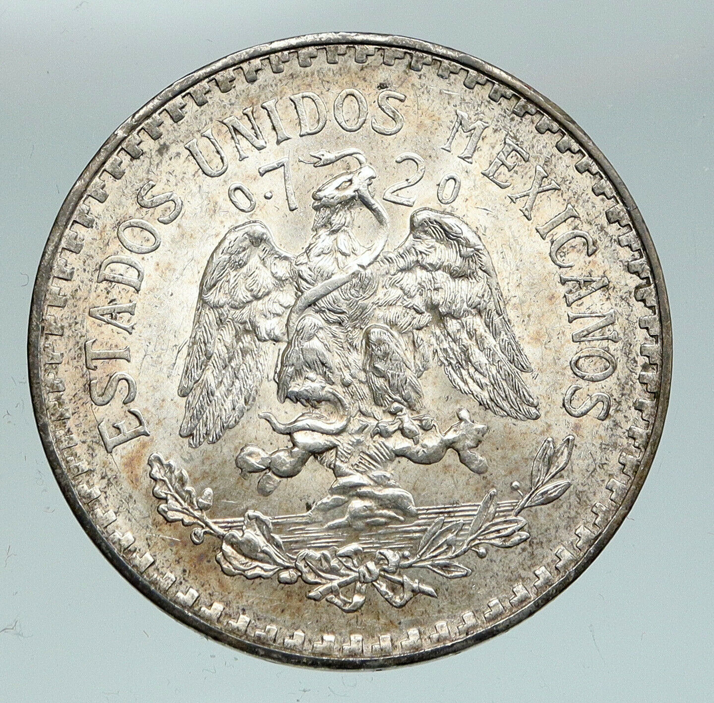 1933 M MEXICO Large Eagle Liberty Cap Mexican Antique Silver 1 Peso Coin i91493