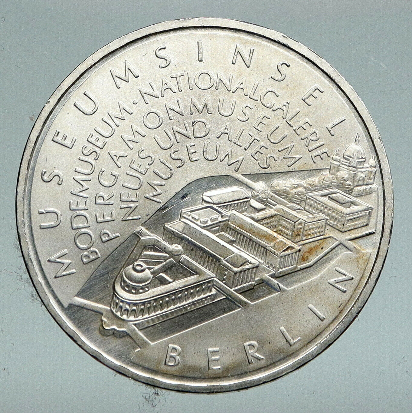 2002 GERMANY Berlin Museum Aerial View Genuine Silver German 10 Euro Coin i91583