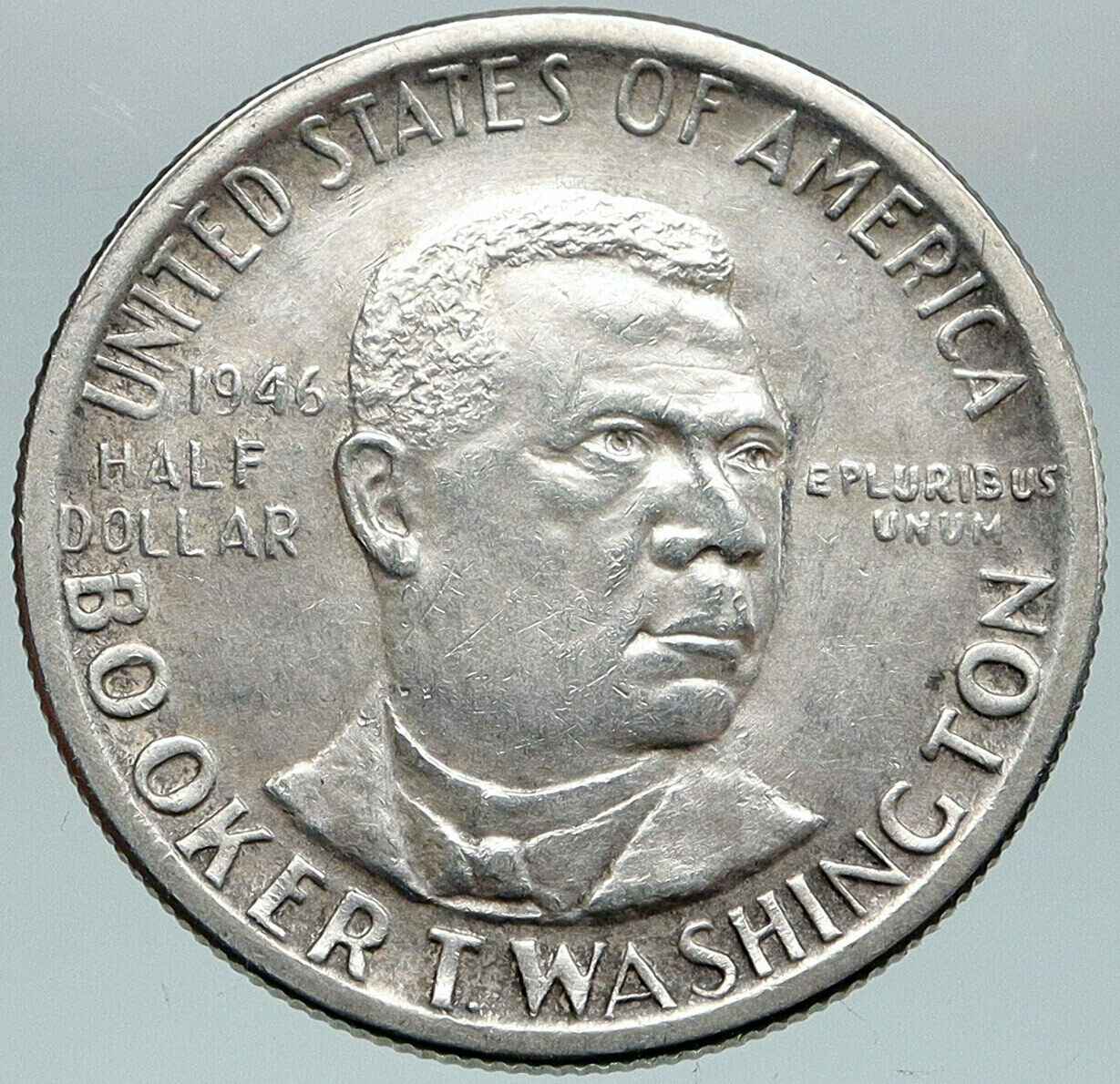 1946 P BOOKER T. WASHINGTON Commemorative Silver Half Dollar 50 Cent Coin i87318