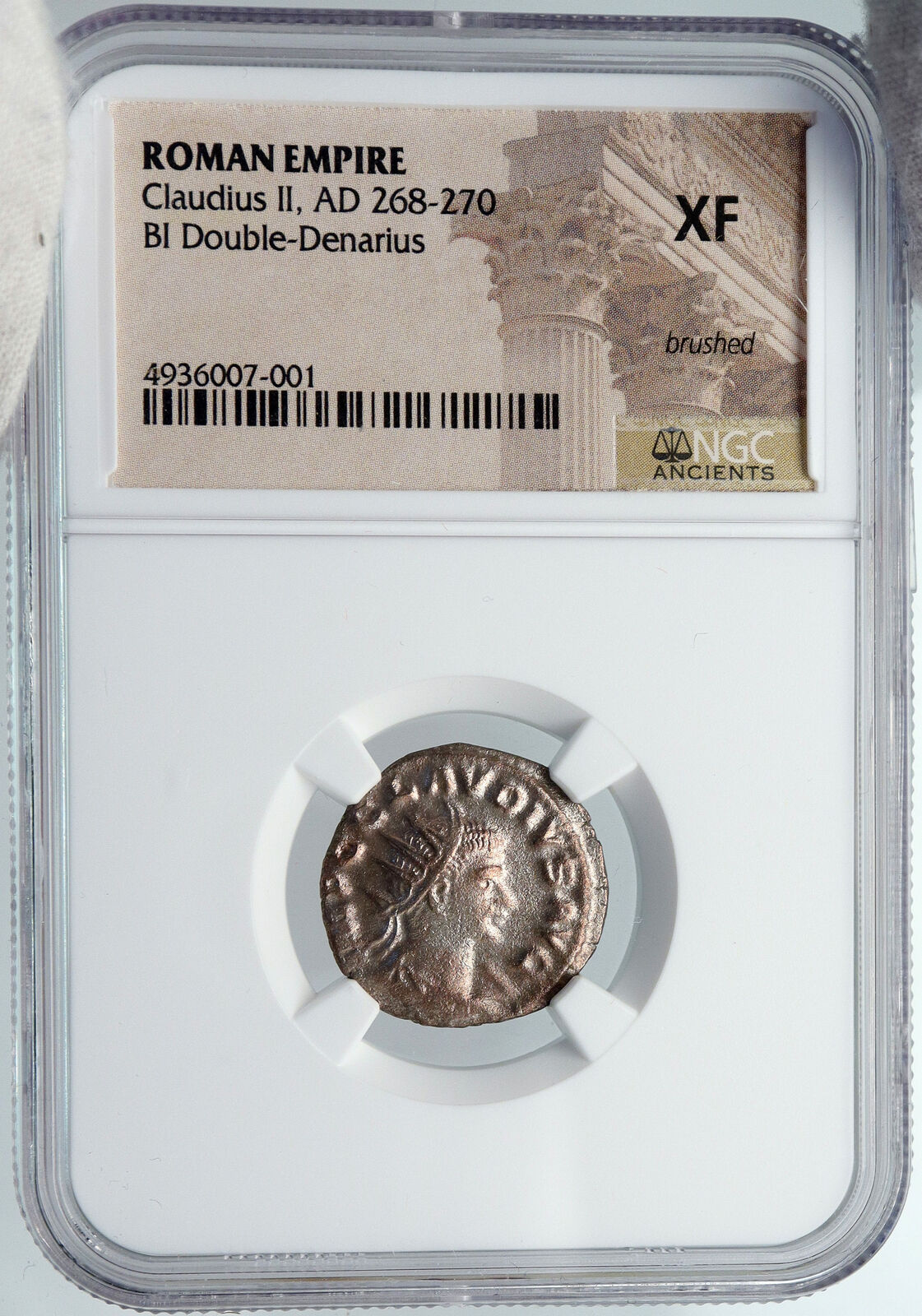 CLAUDIUS II Gothicus ANTIQUE Ancient Roman Coin w MINERVA like ATHENA NGC i88710