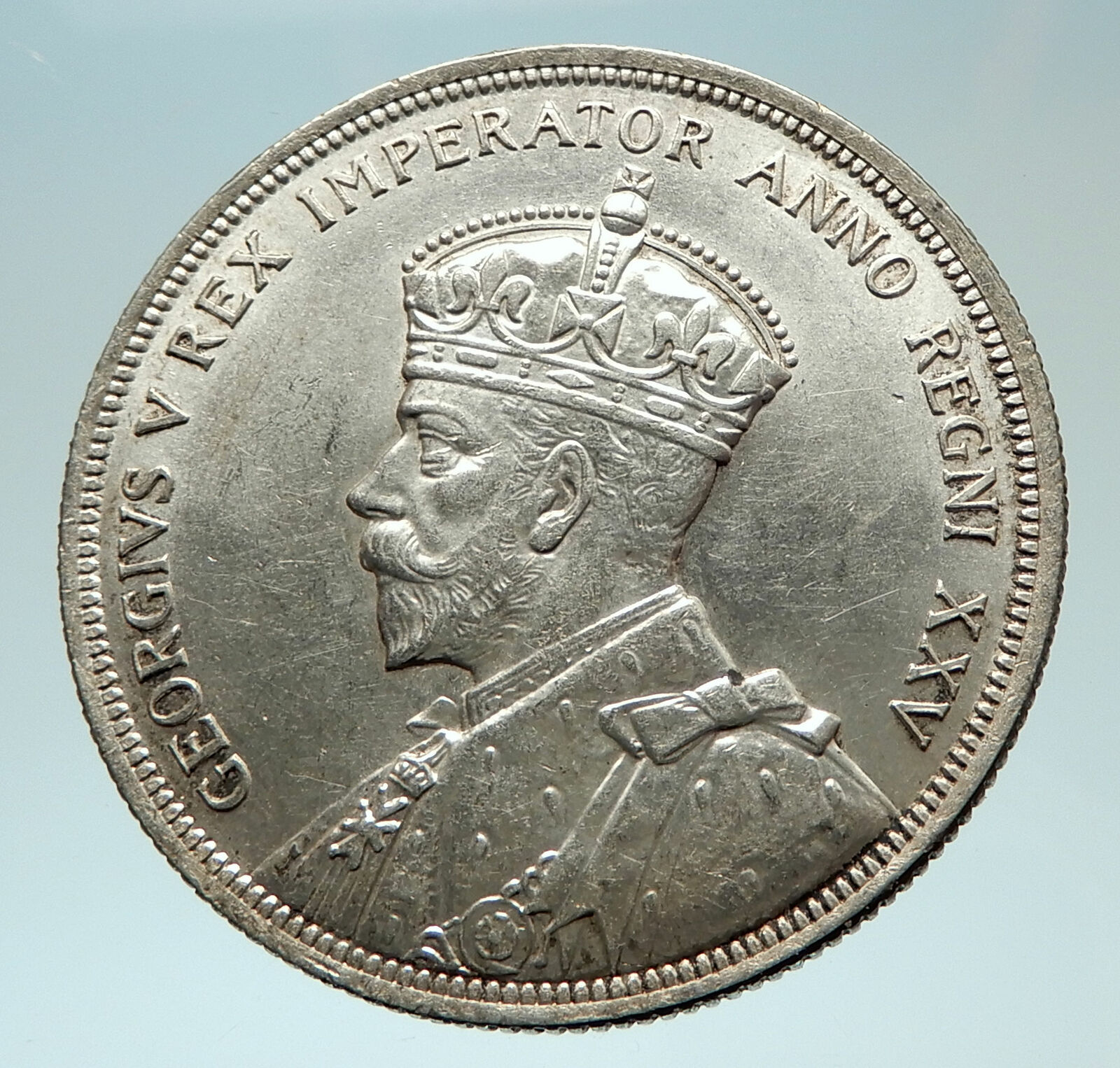 1935 CANADA under UK King GEORGE V Voyagers Genuine Silver Dollar Coin i76559