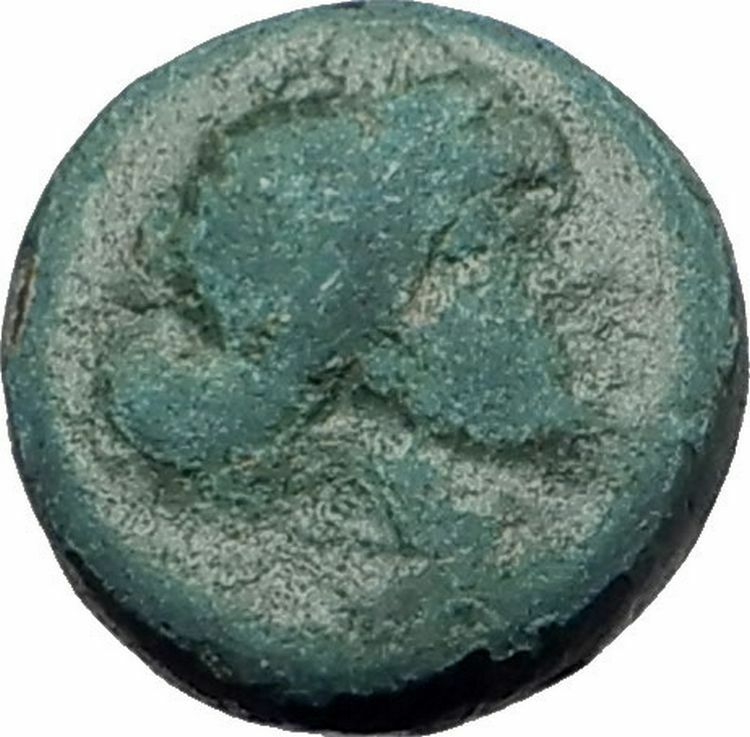 SARDES in Lydia 133BC Authentic Ancient Greek Coin APOLLO & HERCULES CLUB i62089