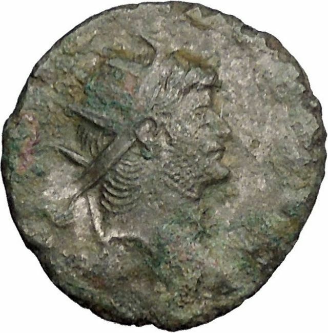 Gallienus Son of Valerian I Silvered Ancient Roman Coin Harmony Cult i33366