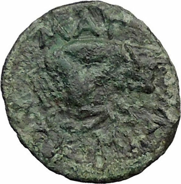 Magnesia ad Maeandrum in Ionia 350BC Rare Ancient Greek Coin Apollo Bull i31816