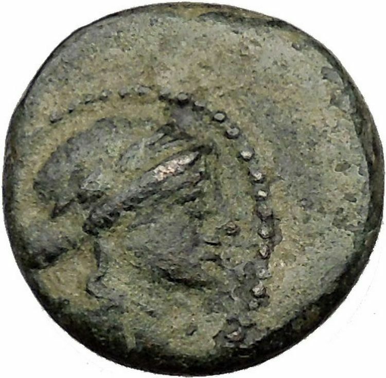 Sardes in Asia Minor 133BC Ancient Greek Coin Apollo Club within Wreath i35823